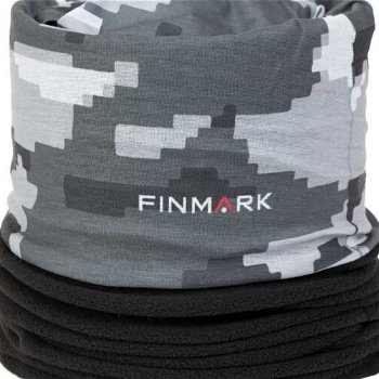 Finmark FSW-227 Multifunkčná šatka s flísom, sivá, veľkosť