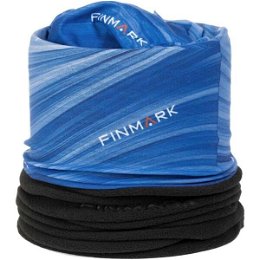 Finmark FSW-249 Detská multifunkčná šatka s flísom, modrá, veľkosť