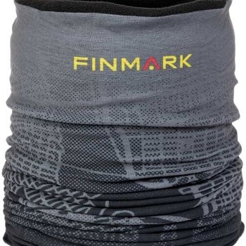 Finmark FSW-250 Detská multifunkčná šatka s flísom, tmavo sivá, veľkosť