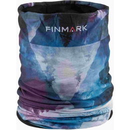 Finmark MULTIFUNCTIONAL SCARF WITH FLEECE Multifunkčná šatka, modrá, veľkosť