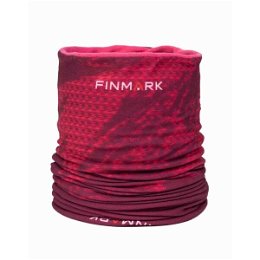 Finmark Multifunkčná šatka s flísom Multifunkčná šatka, červená, veľkosť