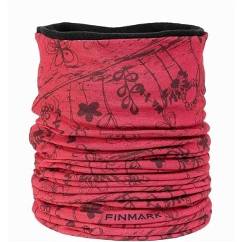 Finmark Multifunkčná šatka s flísom Multifunkčná šatka, ružová, veľkosť