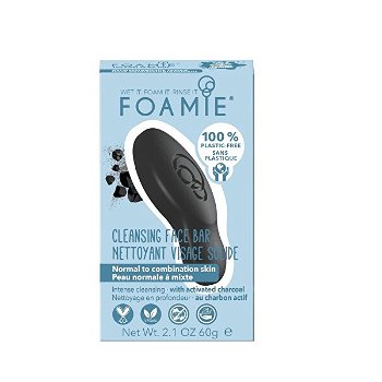 Foamie Pleť ové mydlo pre normálnu až zmiešanú pleť Too Coal to Be True ( Clean sing Face Bar) 60 g