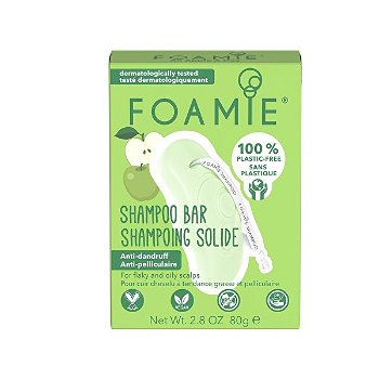 Foamie Tuhý šampón proti lupinám An Apple A Day (Shampoo Bar) 80 g