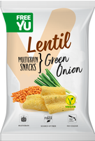 FreeYu Lentil multigrain snack Green Onion 70 g