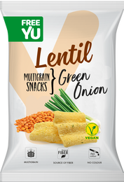 FreeYu Lentil multigrain snack Green Onion 70 g