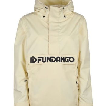 FUNDANGO BETULA LOGO ANORAK Dámska prechodná bunda, žltá, veľkosť