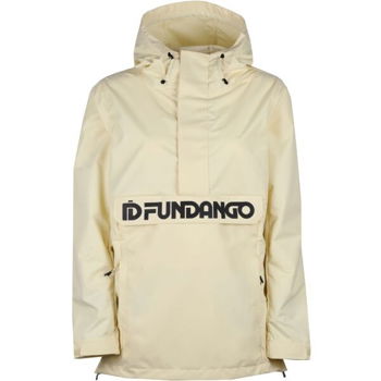 FUNDANGO BETULA LOGO ANORAK Dámska prechodná bunda, žltá, veľkosť