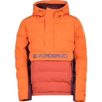 FUNDANGO EVERETT PADDED ANORAK Dámska lyžiarska/snowboardová bunda, oranžová, veľkosť