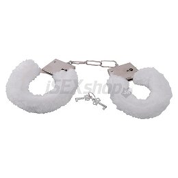 Furry Handcuffs White