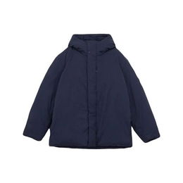 GAP INTL HOODED LOGO Pánska bunda, tmavo modrá, veľkosť