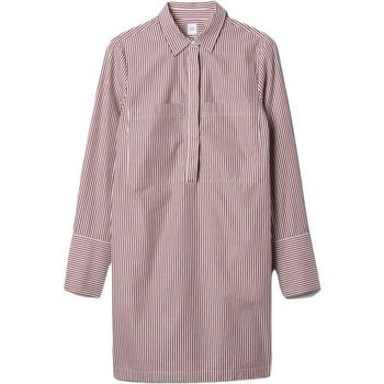 GAP LS STRIPE POPOVER Dámske šaty, červená, veľkosť