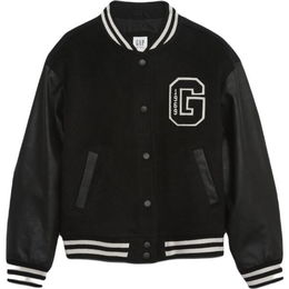 GAP VARSITY Dievčenská  bunda, čierna, veľkosť