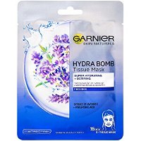 Garnier Hydratačná textilné maska proti prejavom únavy s výťažkom z levandule Skin Natura l s Hydra Bomb (Tissue Mask) 28 g