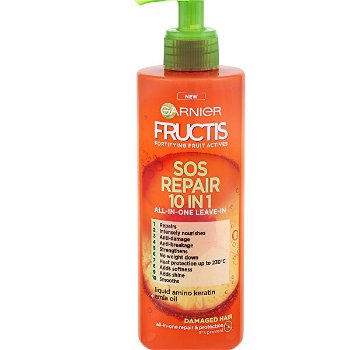 Garnier Krém na vlasy bez oplachovania SOS Repair (All-In-One Leave-In) 400 ml