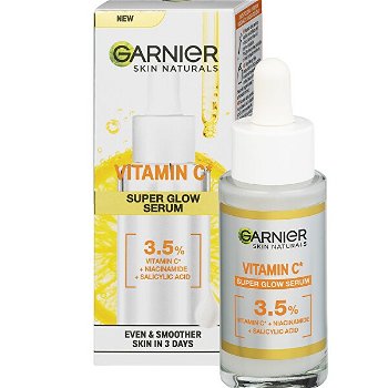 Garnier Rozjasňujúce pleťové sérum s vitamínom C (Super Glow Serum) 30 ml