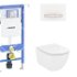 GEBERIT - Duofix Modul na závesné WC s tlačidlom Sigma50, alpská biela + Ideal Standard Tesi - WC a doska, Rimless, SoftClose 111.355.00.5 NE8