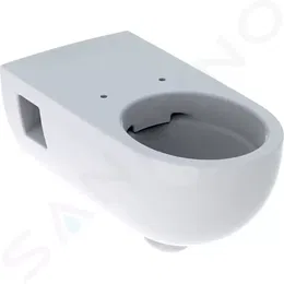 GEBERIT - Selnova Závesné WC, bezbariérové, Rimfree, biela 500.693.01.2