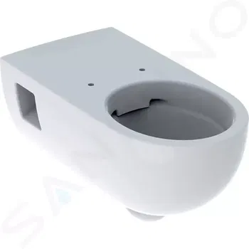 GEBERIT - Selnova Závesné WC, bezbariérové, Rimfree, biela 500.693.01.2