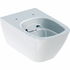 GEBERIT - Smyle Square Závesné WC, Rimfree, biela 500.208.01.1