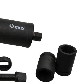 Geko Kľúč na kolesá + nadstavce 32mm, 33mm G10072