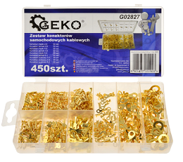 Geko Sada automobilových káblových konektorov 450ks
