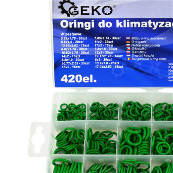 Geko Sada tesniacich o-krúžkov pre klimatizácie 420ks G02818