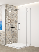 GELCO TRINITY CHROM štvorcový kút 900x900 rohový vstup, číre sklo, GT2290-90C-CH GT2290-90C-CH