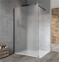 GELCO - VARIO BLACK jednodielna sprchová zástena na inštaláciu k stene, matné sklo, 1100  GX1411GX1014