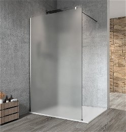 GELCO - VARIO CHROME jednodielna sprchová zástena na inštaláciu k stene, matné sklo, 1400  GX1414GX1010