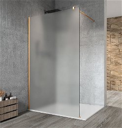 GELCO - VARIO GOLD jednodielna sprchová zástena na inštaláciu k stene, matné sklo, 1000  GX1410GX1016