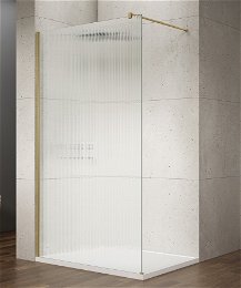 GELCO - VARIO GOLD jednodielna sprchová zástena na inštaláciu k stene, sklo nordic, 1000  GX1510-08
