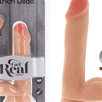 Get Real Dual Density 6 Inch with balls dildo s prísavkou