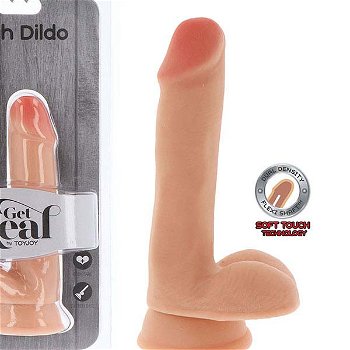 Get Real Dual Density 6 Inch with balls dildo s prísavkou