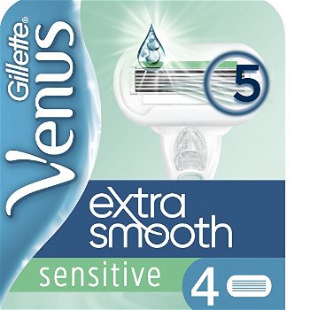 Gillette Náhradné hlavice Venus Extra Smooth Sensitiv e 4 ks