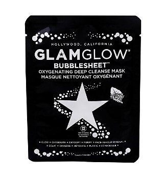 Glamglow Textilné maska pre rozjasnenie pleti Bubblesheet (Oxygenating Deep Clean se Mask) 1 ks