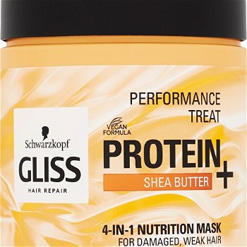 Gliss Kur Vyživujúci maska pre jemné, poškodené vlasy 4v1 (4-in-1 Nutrition Mask) 400 ml