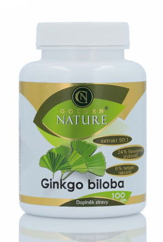 Golden Nature Ginkgo biloba extrakt 50:1 60mg 100 tabliet