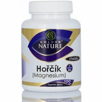 Golden Nature Magnesium (Horčík) Chelate + Vitamín B6 100 tablet