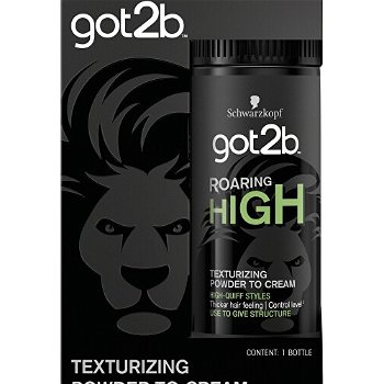 got2b Texturující púder v prášku pre pocit hustejších vlasov Roaring High (Texturizing Powder To Cream) 15 g