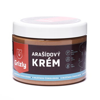 GRIZLY Arašidový krém s mliečnou čokoládou 500 g