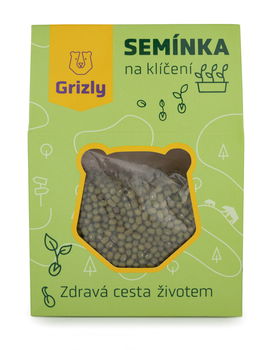 GRIZLY Fazuľa mungo BIO semienka na klíčenie 250 g