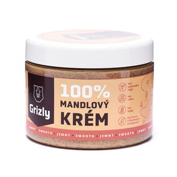 GRIZLY Mandľový krém jemný 100% 500 g