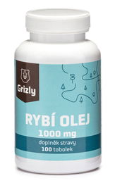 Grizly Omega 3 Rybí olej 100 tabliet