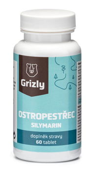 GRIZLY Pestrec sa silymarínom 60 tabliet