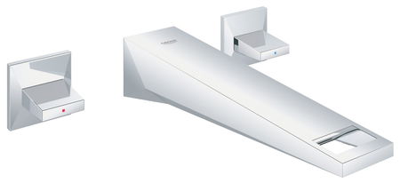 GROHE Allure Brilliant - Umývadlová 3-otvorová batéria, veľkosť M, chróm 20348000