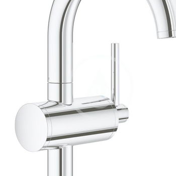 GROHE - Atrio Umývadlová batéria s výpustom a otočným výtokom, veľkosť M, chróm 32043003