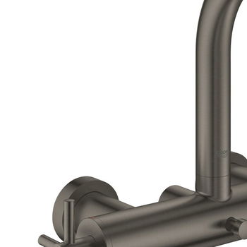 GROHE Atrio - Vaňová batéria, kartáčovaný Hard Graphite 25010AL3