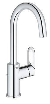 GROHE Bauloop - Páková umývadlová batéria, veľkosť L, chróm 23763000