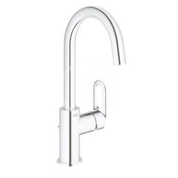 GROHE - BauLoop Umývadlová batéria s výpustom a otočným výtokom, chróm 23763000